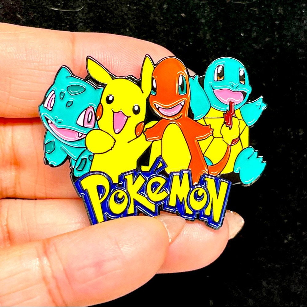 Extra large Pokémon TV cartoon series pin/brooch-lapel